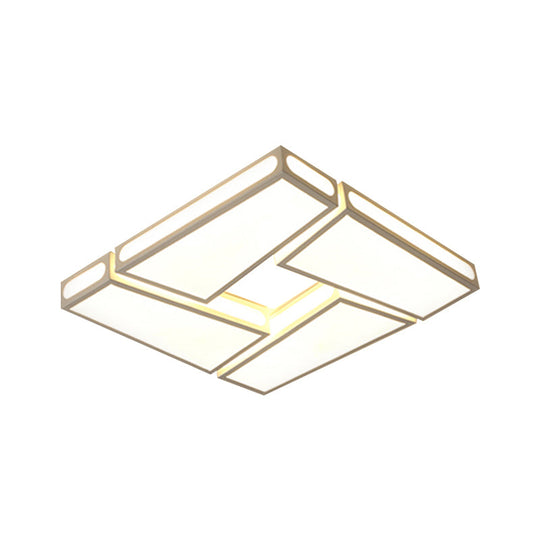 Stylish Acrylic Flush Mount Lamp - Modern 18/23.5 Dia Led Ceiling Light Warm/White Lighting Option