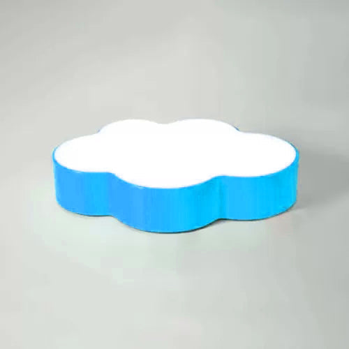 Kids Room Candy Colored Cloud Flush Ceiling Light - Cartoon Acrylic Lamp Blue / 18 White