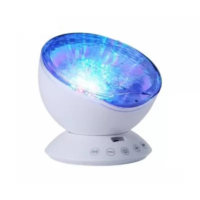 Portable Romantic Bowl Party Light With Projector And Plastic Design