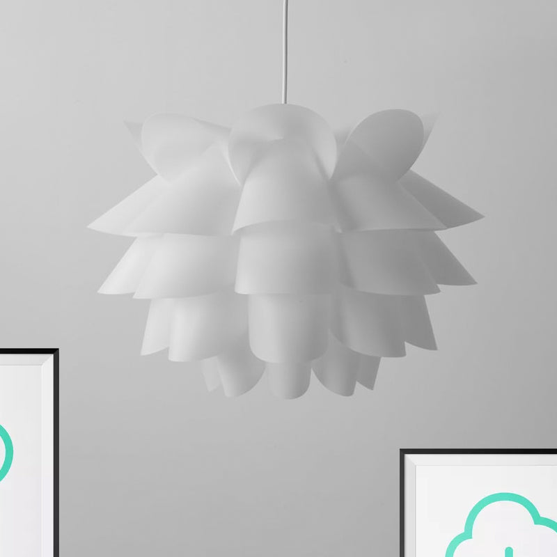 Modern White Lotus Pendant Ceiling Light - 3 Sizes Available