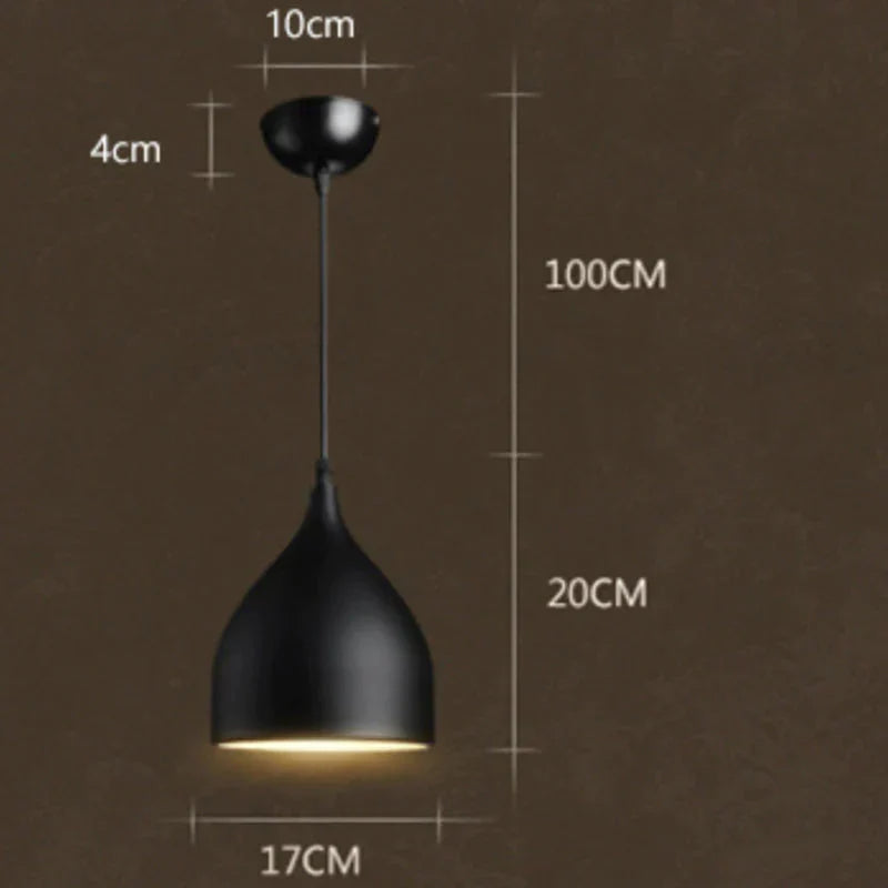 6/8 Head LED Industrial Iron Ceiling Light Living Room Lighting Nordic E27 LED Lamp