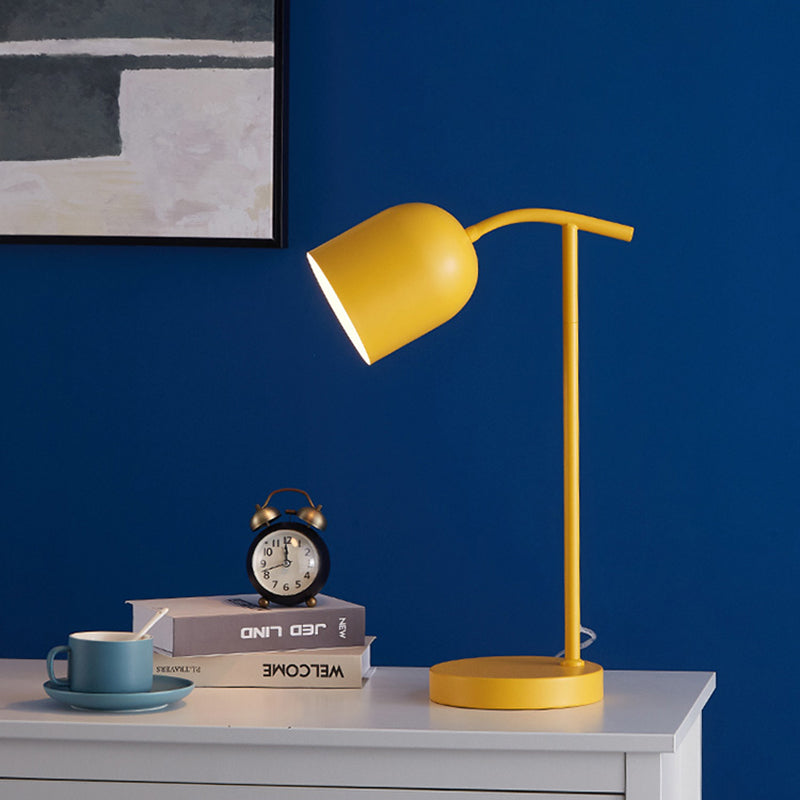 Macaron Led Metallic Book Light With White/Black/Yellow Finish - Ideal For Bedside Reading Desk