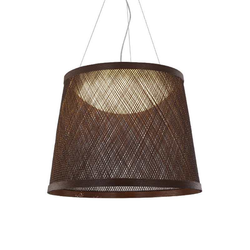 Black Drum Pendant Hanging Light For Dining Table