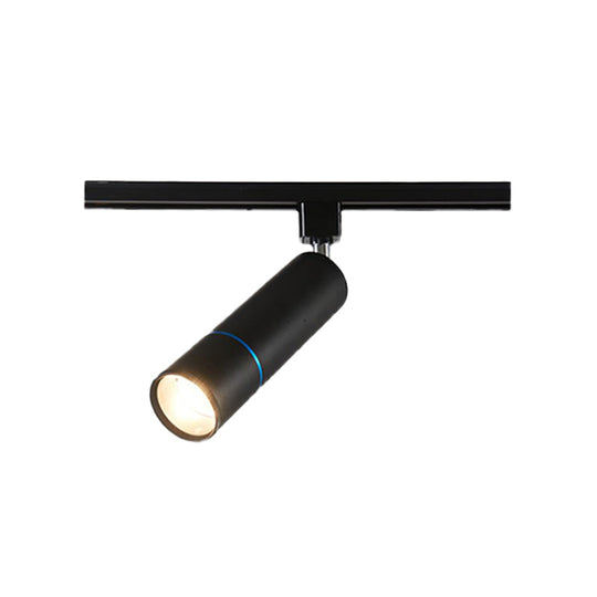 Minimalist Pipe LED Ceiling Light in Green/Black for Restaurants - Semi Flush Mount