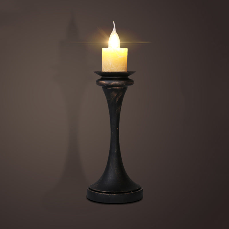 Industrial Desk Lamp With Candelabra Marble Table Accent In Brass/Bronze