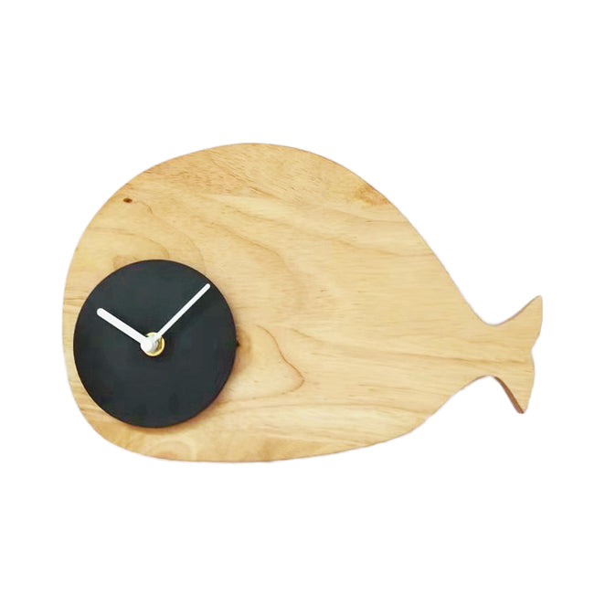 Beige Cloud Cartoon Wall Lamp With Clock For Boys And Girls Bedroom Lighting Black / Whale Warm