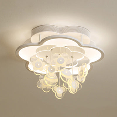 Blossom Modern LED Ceiling Light for Adult & Kid Bedrooms (Acrylic Flushmount)