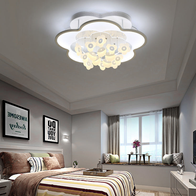 Blossom Modern LED Ceiling Light for Adult & Kid Bedrooms (Acrylic Flushmount)