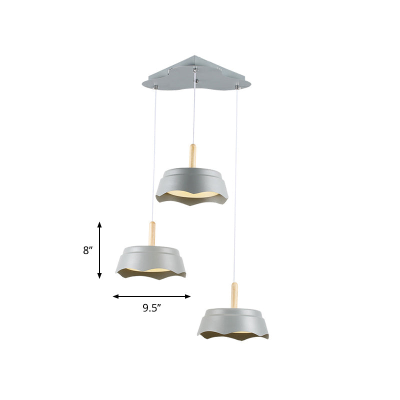 Al Thalimain - Modernism Hanging Ceiling Light- Drum Living Room Suspension Pendant