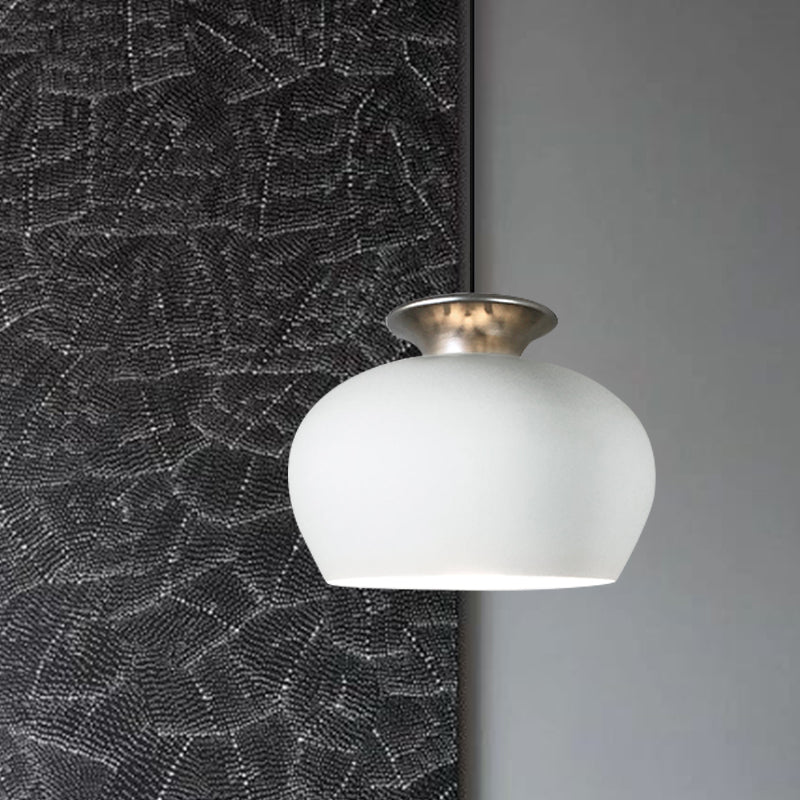 Nordic Pendant Light With Inverted Cup Shade In Black Grey Or White For Dining Table