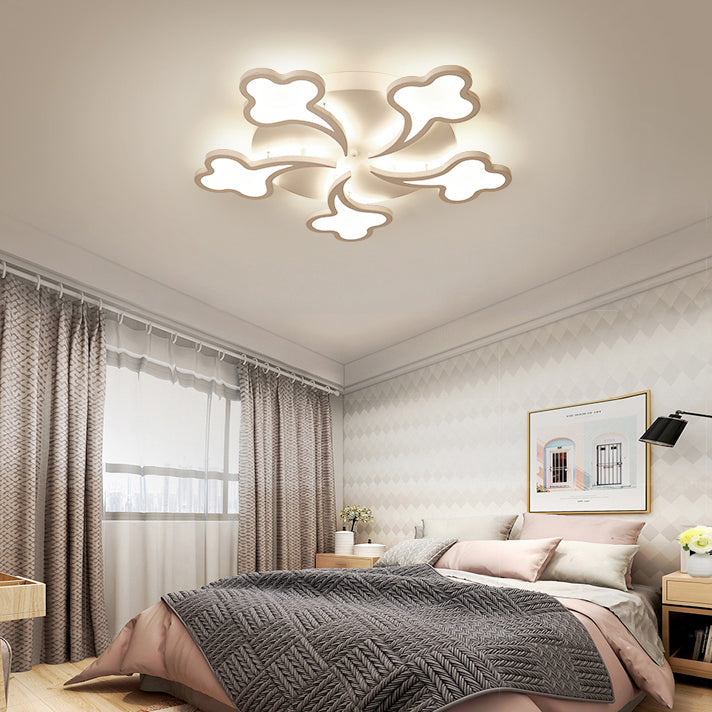 Modern White Acrylic Ceiling Light for Bedroom