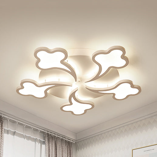 Modern White Acrylic Ceiling Light for Bedroom