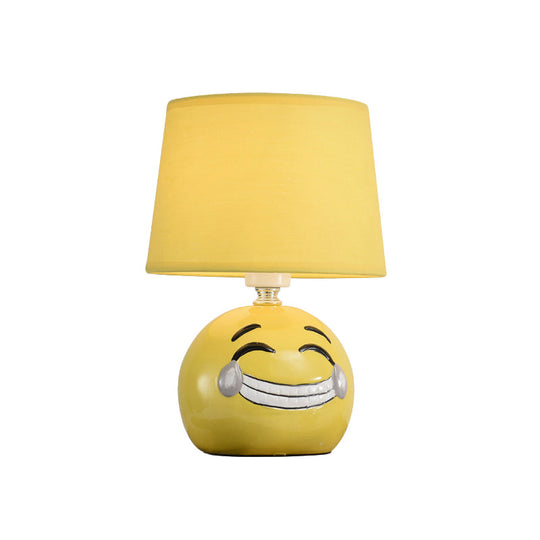 Cartoon Head Desk Lamp With Smiling Face & Reading Light Ideal For Study Rooms