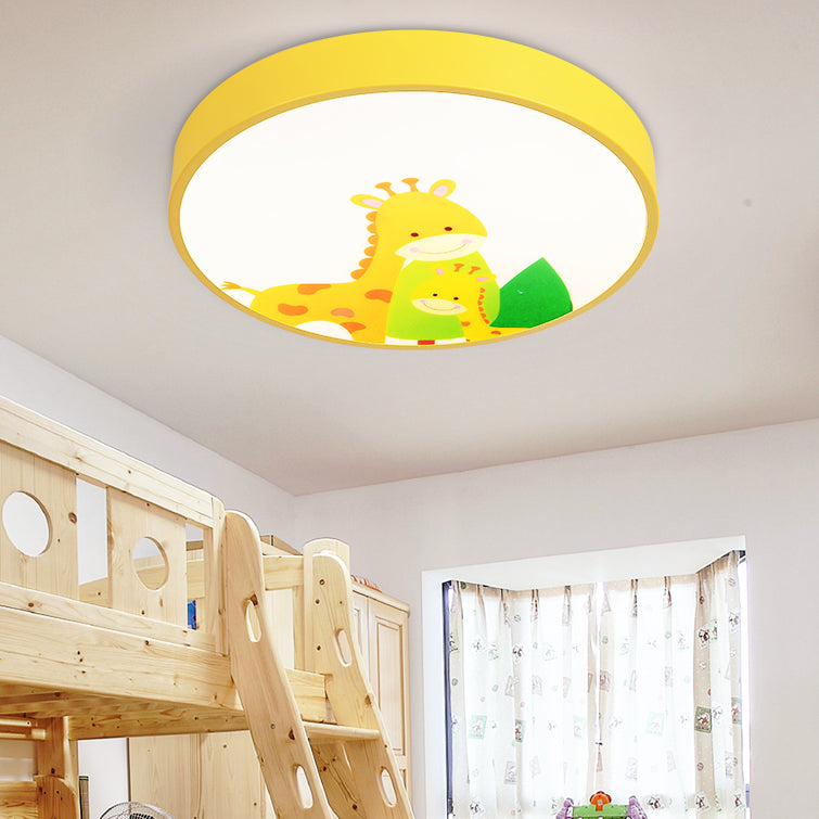 Acrylic Cartoon Flush Mount Ceiling Light for Kid's Bedroom