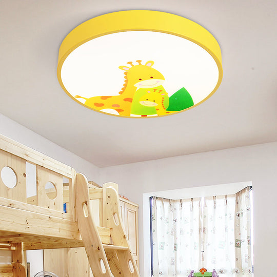 Acrylic Cartoon Flush Mount Ceiling Light for Kid's Bedroom