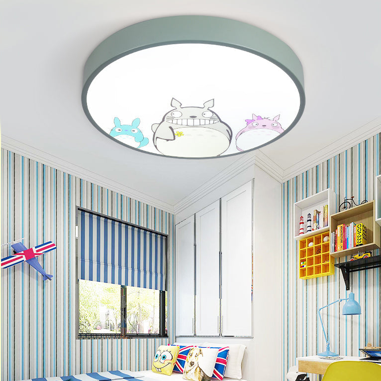 Acrylic Cartoon Flush Mount Ceiling Light for Kid's Bedroom