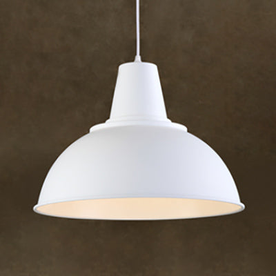 Industrial Aluminum Ceiling Pendant - Black/White Perfect For Living Room White