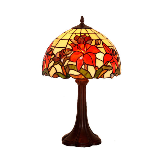 Tiffany Handcrafted Art Glass Floral Coffee Table Lamp With Dome Shade

Note: Seo Is Still Important