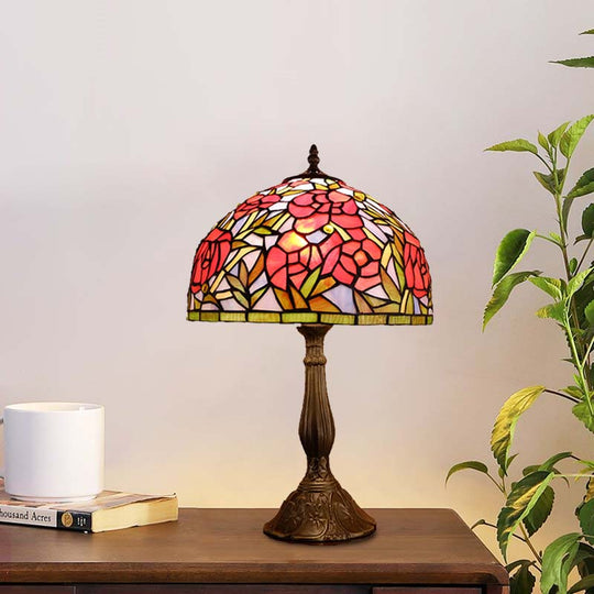 Scarlett - Red/Orange Table Lamp