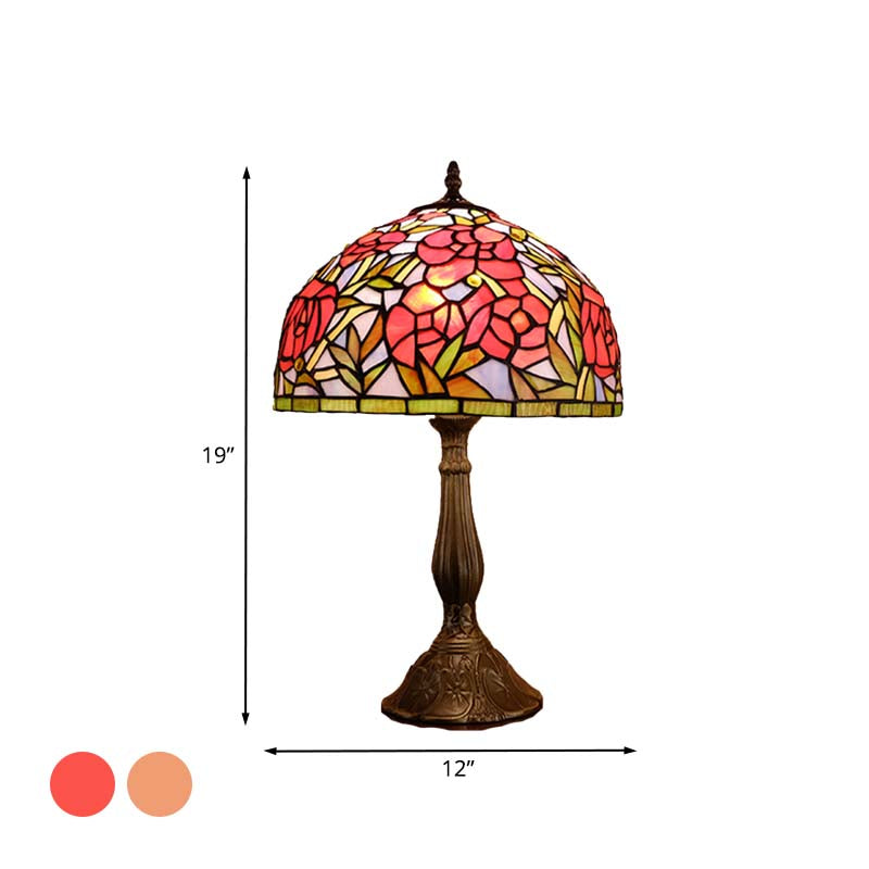 Scarlett - Red/Orange Table Lamp