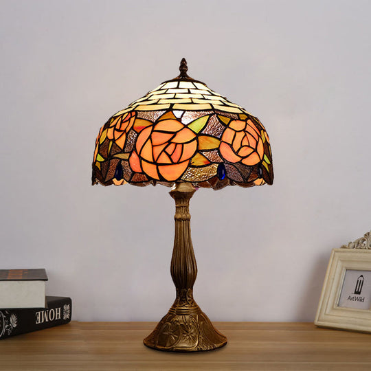 Scarlett - Red/Orange Table Lamp