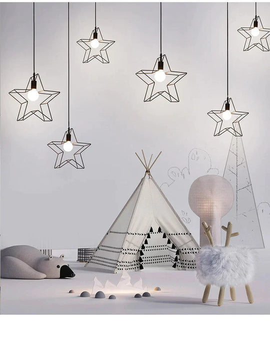 Nordic Creative Lovely Star Chandelier