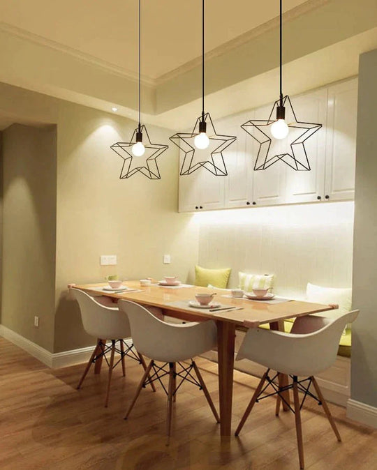 Nordic Creative Lovely Star Chandelier