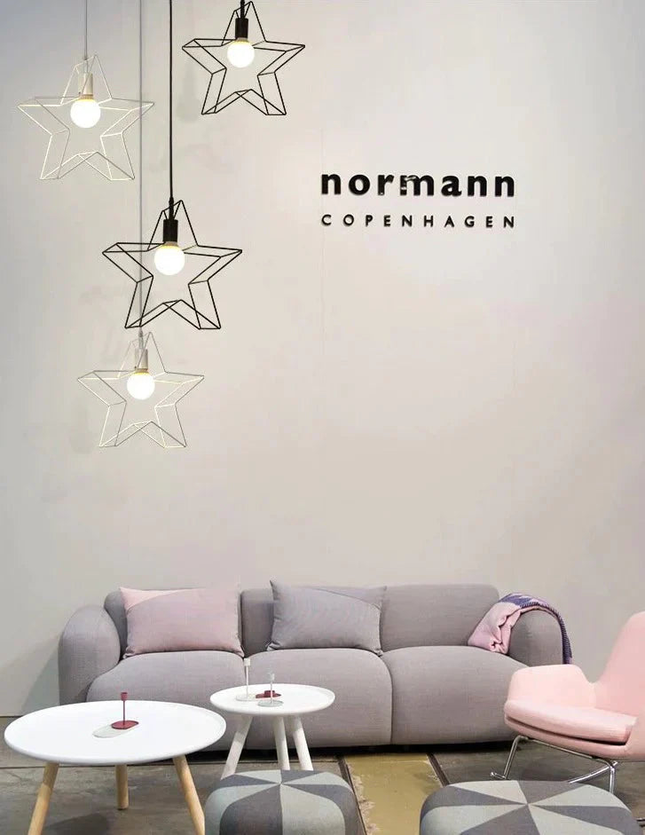 Nordic Creative Lovely Star Chandelier