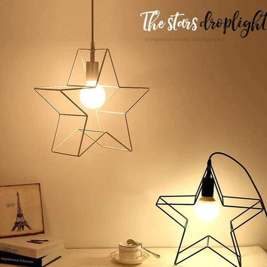 Nordic Creative Lovely Star Chandelier Ceiling