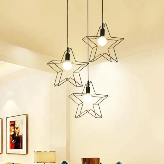 Nordic Creative Lovely Star Chandelier