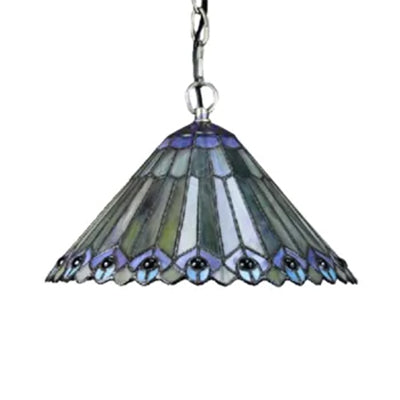 Tiffany Stained Glass Kitchen Pendant Lights with Adjustable Chains