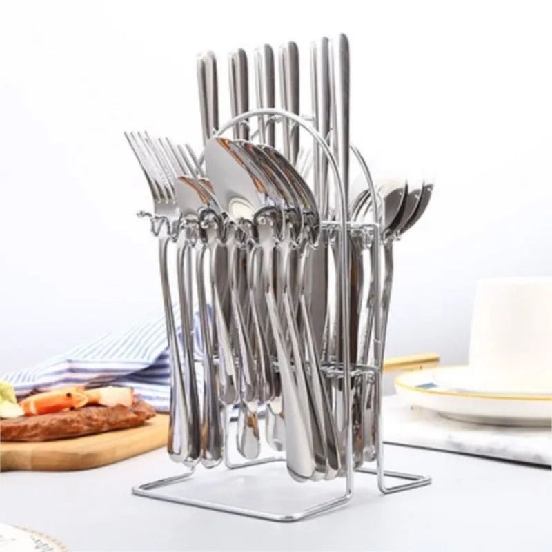 Julianna 24-Piece Stainless Steel Cutlery Set