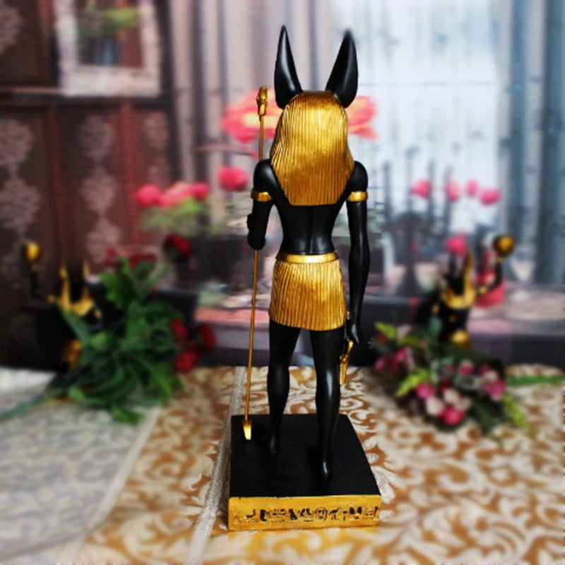 Evelyn's Egyptian Anubis Eye Sun God Totem Statue