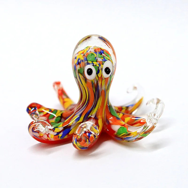 Zariah Murano Glass Octopus Art Figurine