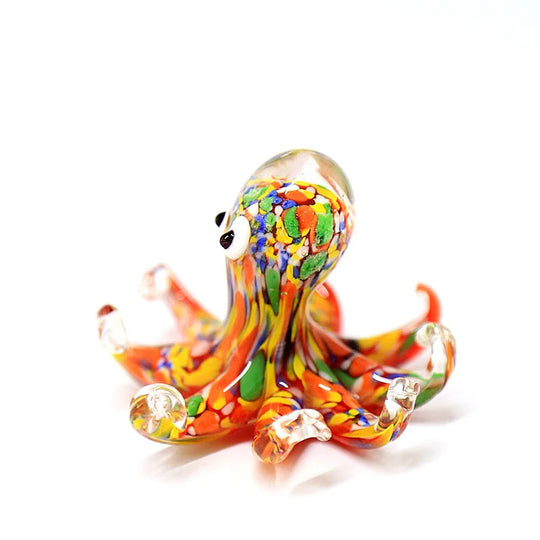 Zariah Murano Glass Octopus Art Figurine