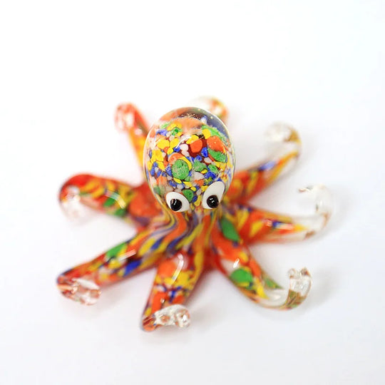 Zariah Murano Glass Octopus Art Figurine