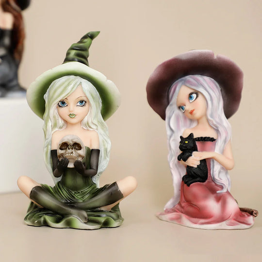 Ruby's Witch Figurine - Fairy Garden Theme