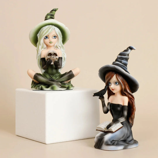 Ruby's Witch Figurine - Fairy Garden Theme