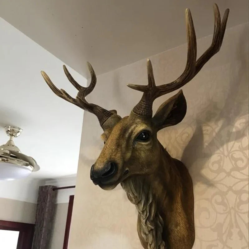 Aaliyah's Faux Deer Head Wall Decor