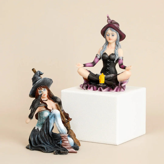 Ruby's Witch Figurine - Fairy Garden Theme