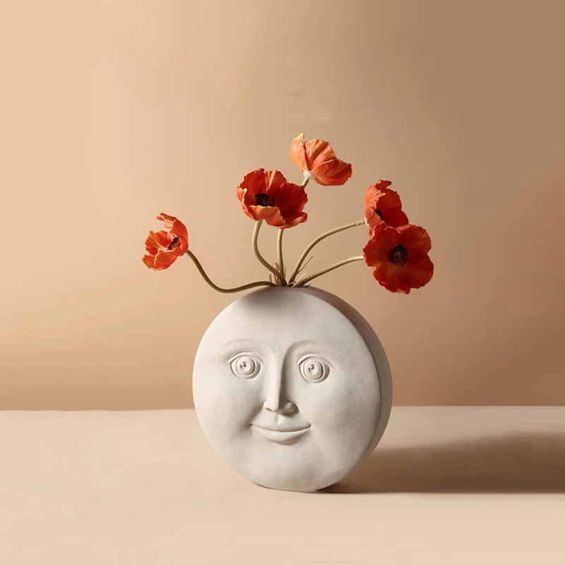 Hadassah Nordic Creative Ceramic Face Vase