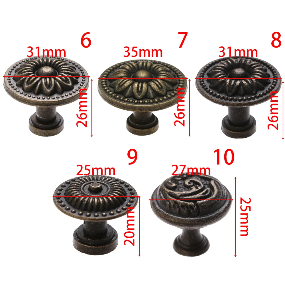 Ella's Antique Pull Handles Round Shape Cabinet Pulls