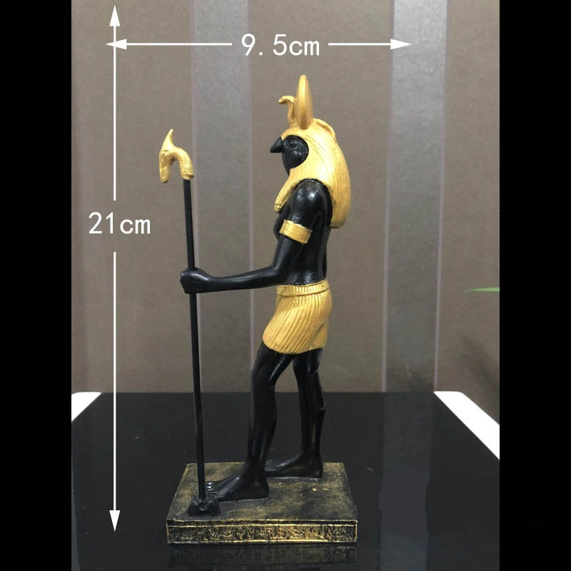 Evelyn's Egyptian Anubis Eye Sun God Totem Statue