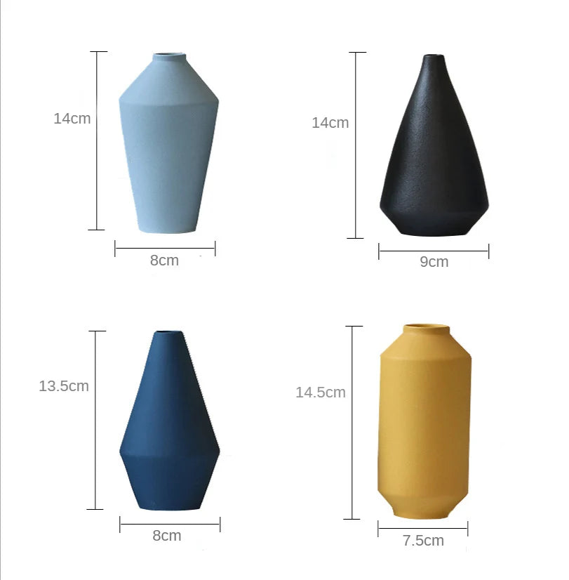 Jessica Morandi Color Ceramic Vase: Elevate Your Home Decor