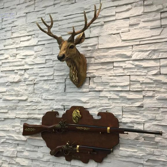 Aaliyah's Faux Deer Head Wall Decor