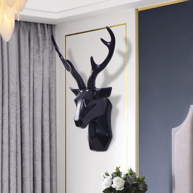 Paisley's Large Deer Head Wall Decoration Sculpture