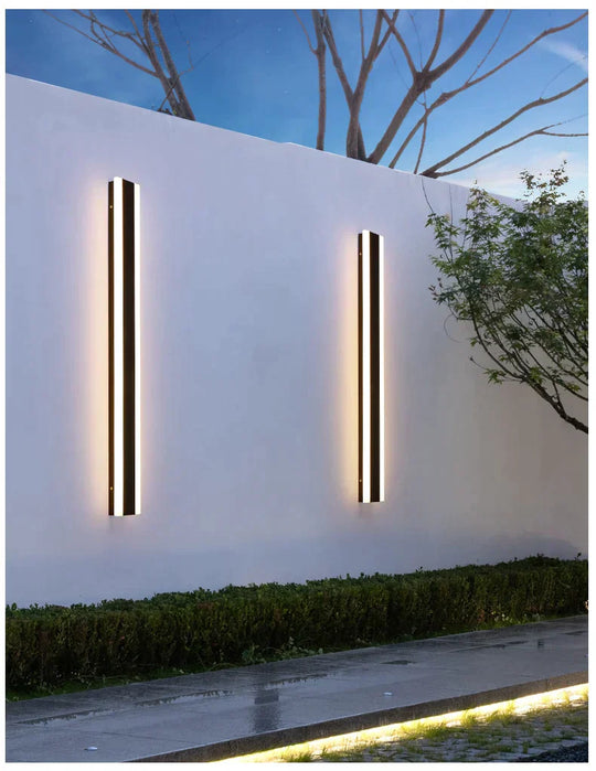 Outdoor Aluminium Waterdichte Wall Mounted Lamp Moderne IP65 Led Wall Verlichting Tuin Veranda Blaker Licht 110V 220V Blaker armatuur