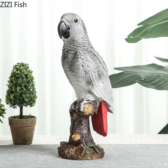 Victoria's Creative Simulation Parrot Bird Crafts Ornaments