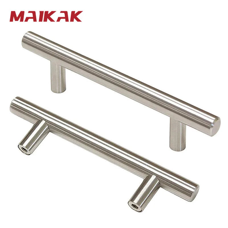 Scarlett's MAIKAK Modern Stainless Steel Kitchen Door Cabinet T Bar Handle Pull