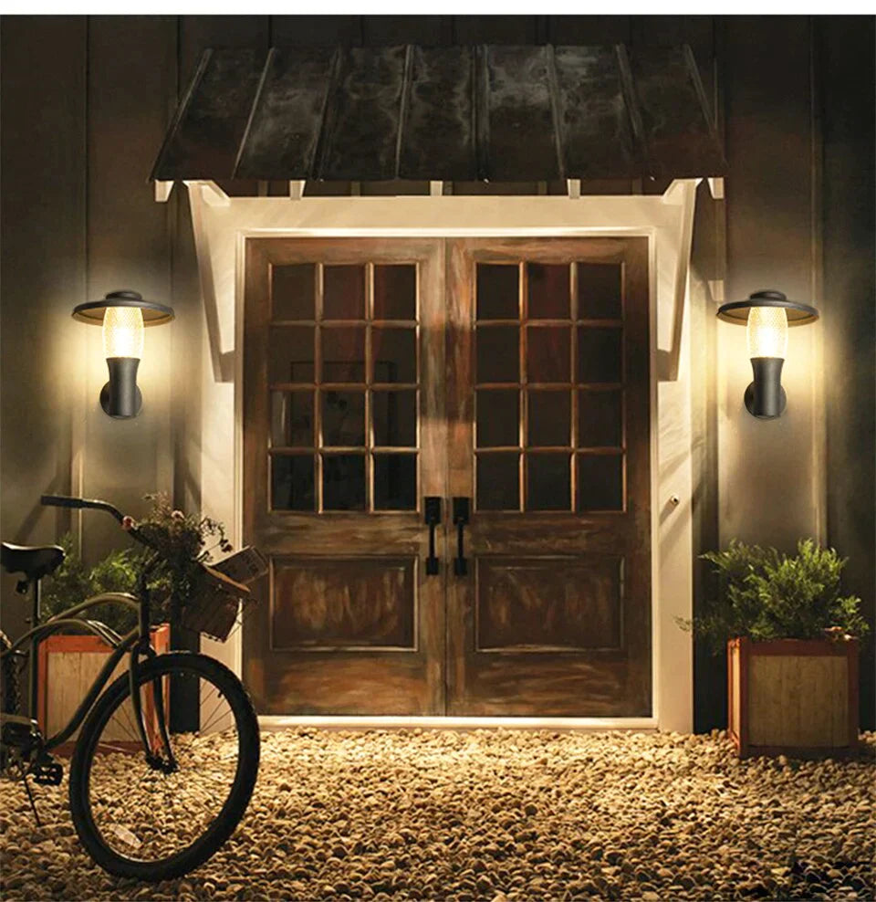 Aluminum Modern LED Waterproof IP67 Wall Lighting 12W Indoor Outdoor LED Wall Lamp for Garden Street Decoration Lighting 96-240V